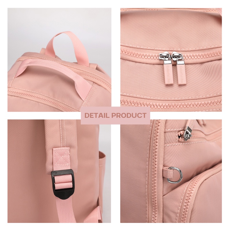COLORFUL FOX 0423 Tas Ransel Wanita Backpack Wanita Remaja Tas Anti Air WATCHKITE BAEOS-3
