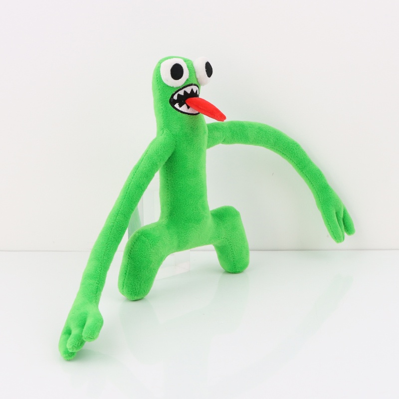 Mainan Boneka Stuffed Plush Monster Green Rainbow Ukuran 30cm