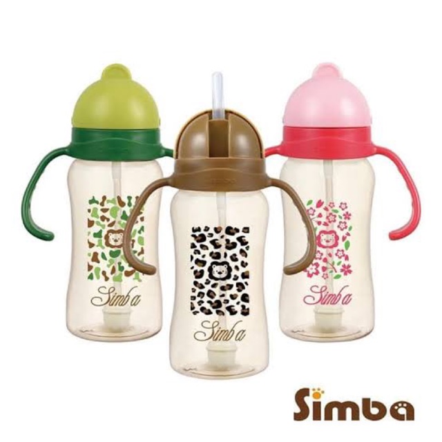 Simba Premium PPSU BPA FREE Sippy Cup Wild Nature 240ml 6m Botol Minum Training Bottle Baby Bayi