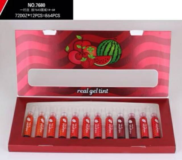 lip tint REAL GEL TINT isi 12