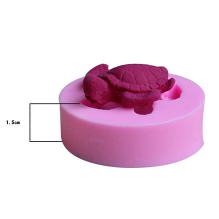 3D Silicon Mold Fondant Cake Decoration - Sea Turtle