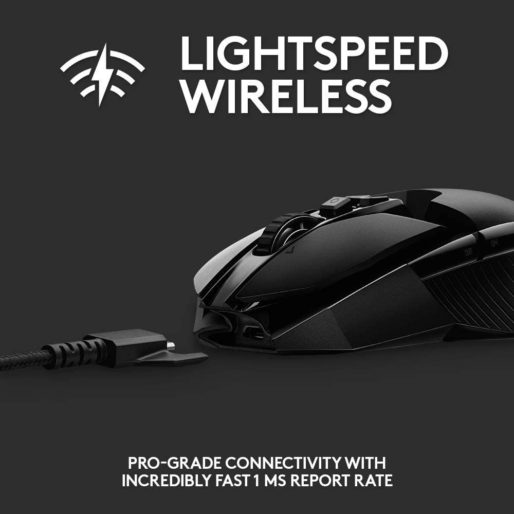 Logitech G903 Hero 16K Lightspeed Wireless Gaming Mouse