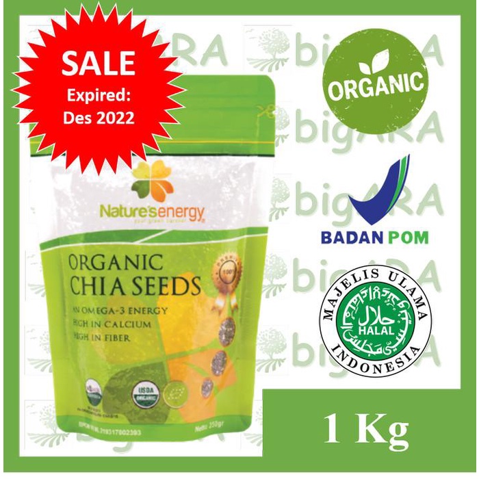 

Nature's Energy Chia Seeds 1kg Nature Natures Chia Seed 1 kg 1 kilo