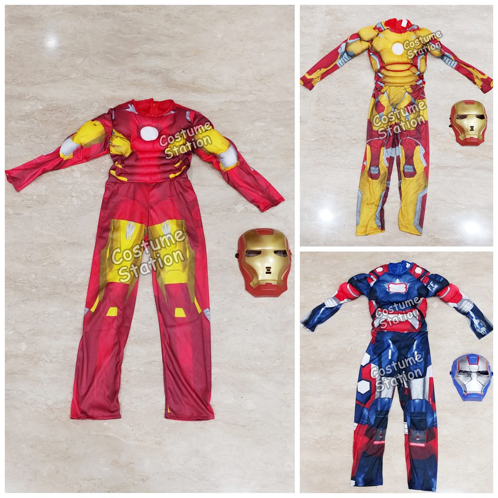 Kostum Superhero Ironman Avengers / Costume Iron Man Avenger Marvel anak laki