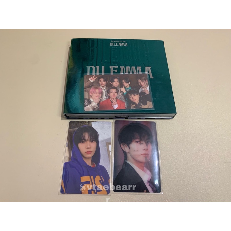 (booked) pc photocard heeseung hee hoodie charybdis chary (heehood essen) essential fullset + lenti 