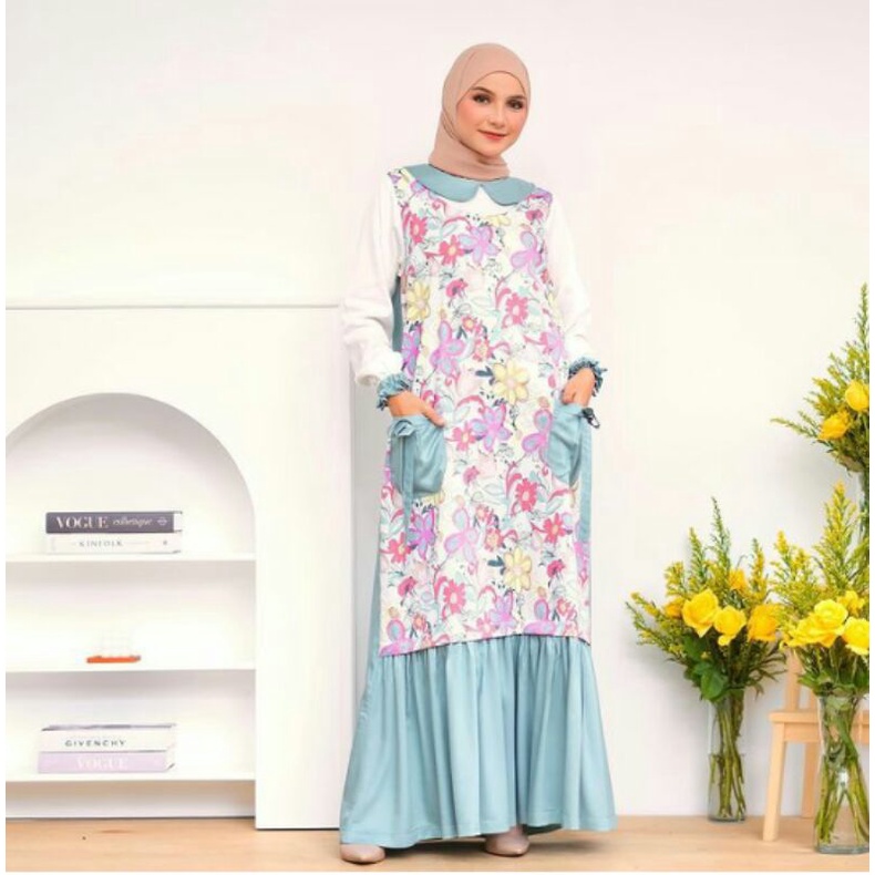 marwah mint dress by nawwa.indonesia