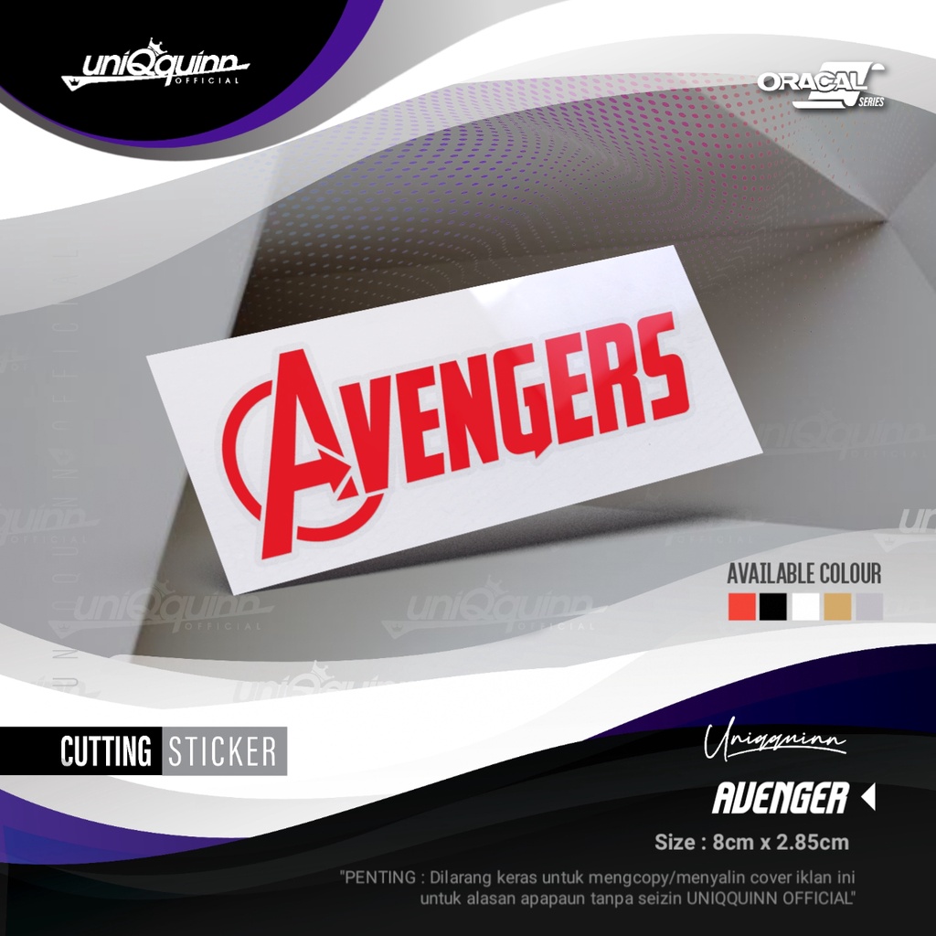 

UQ Stiker Avengers | Cutting Stiker Avengers