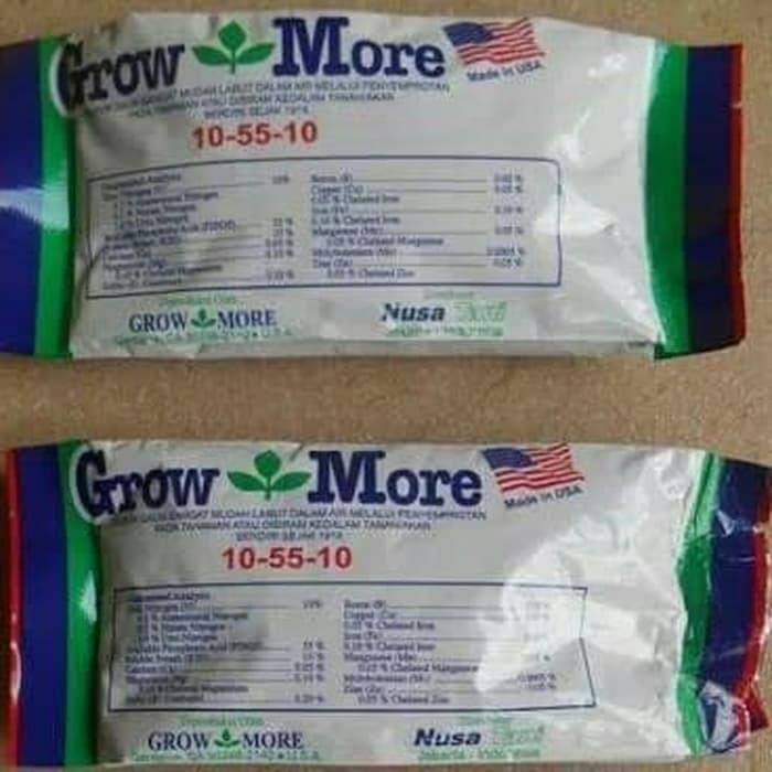 PUPUK GROW MORE/ PUPUK DAUN-BUNGA&BUAH