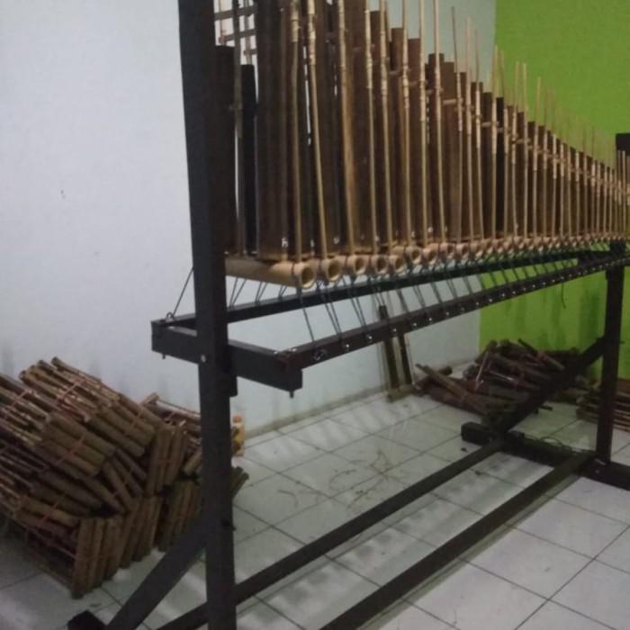 Irwf Angklung Toel Bambu Hitam 31 Nada Angklung Ngamen Berdiri