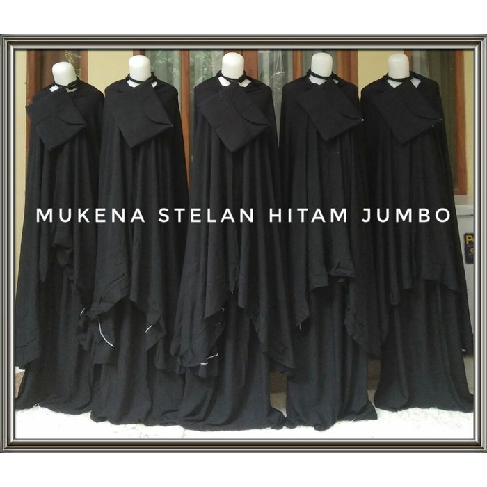 MUKENA HITAM JUMBO
