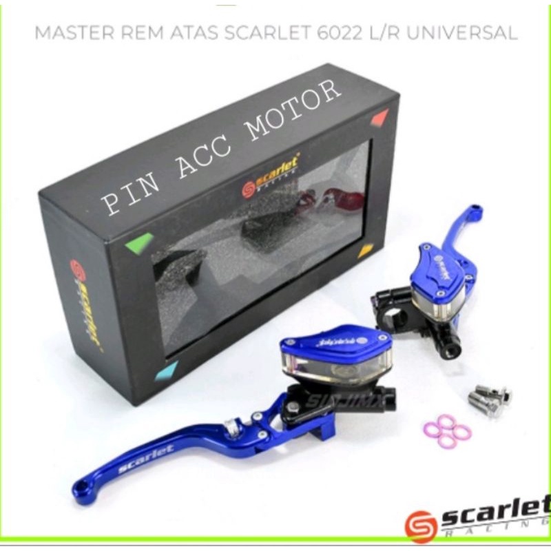 0Master Rem SCARLET/JFK Premium Radial Universal Nmax,Nmax 2020,Xmax,Aerox,Pcx,Adv,R15,Cbr,Ninja