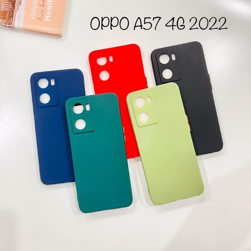 Case Oppo A57 4G 2022 Babycase Makaron Full Color Softcase Oppo A57 -PsS