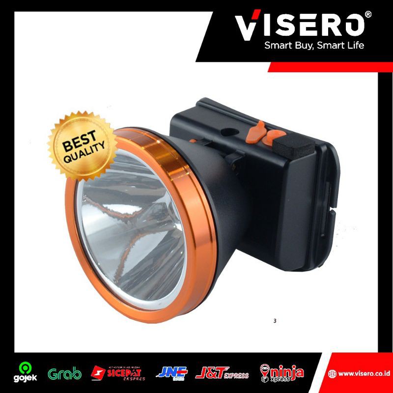 Senter Kepala Besar 45W Super Terang Visero