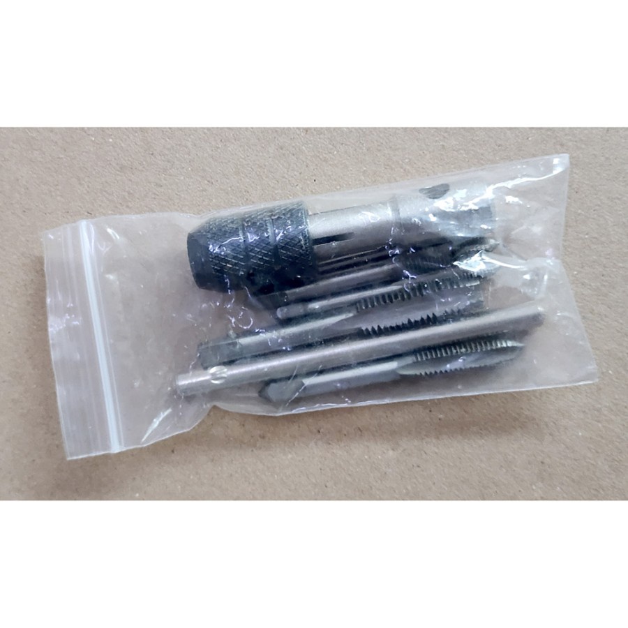 Mata Bor Wrench Drill Bit Hand Tapping Twist Bit 6 PCS - H21 - Silver