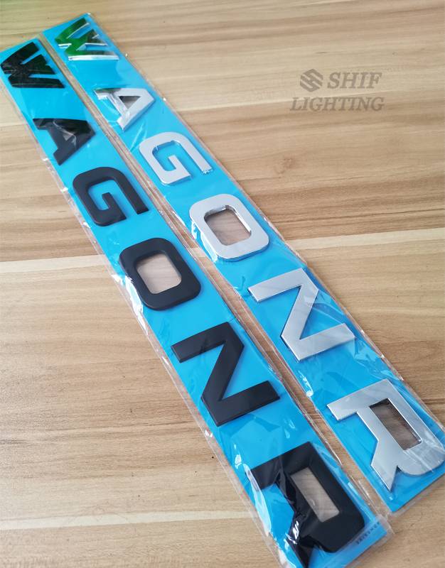 1 Pc Sticker Emblem Dekorasi Bagasi Mobil Suzuki Wagonr Bahan Abs