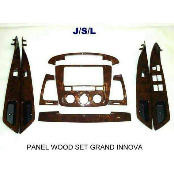 Panel Wood / Motif Kayu Grand Innova (2012 ,2013 , 2014 , 2015) Produk Baru