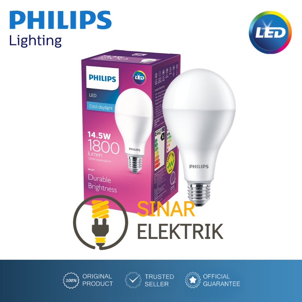 Lampu LED Philips MyCare 14.5 Watt Putih - Bohlam LED 14.5W 14,5 W Wat 14.5Watt Murah Garansi