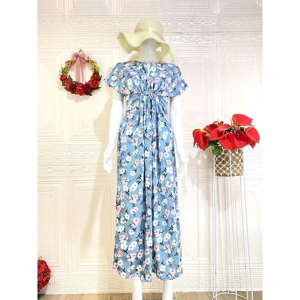 DASTER SERUT NON RUFFLE / DASTER SERUT RAYON PANJANG SEMATA KAKI-N-B Queen