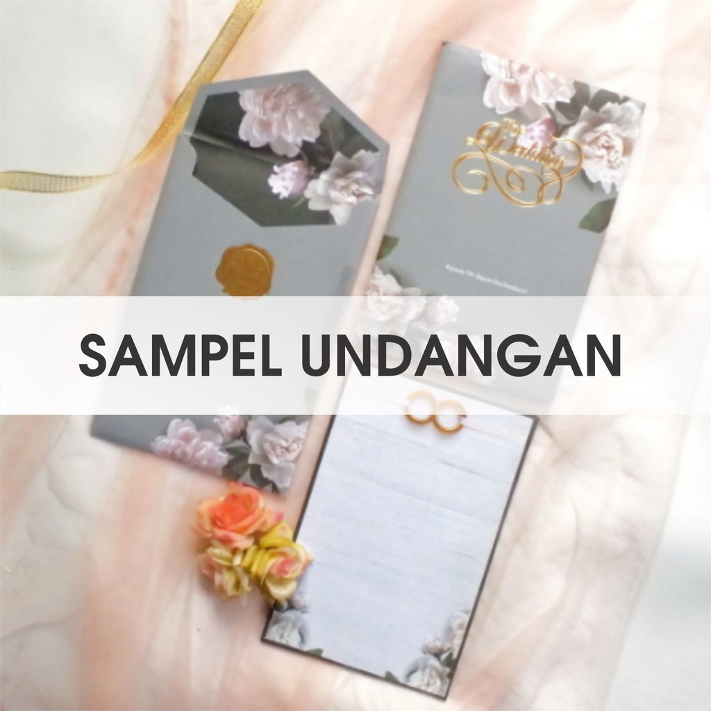 Sampel Undangan Hard Cover CR7-13 Abu-Abu