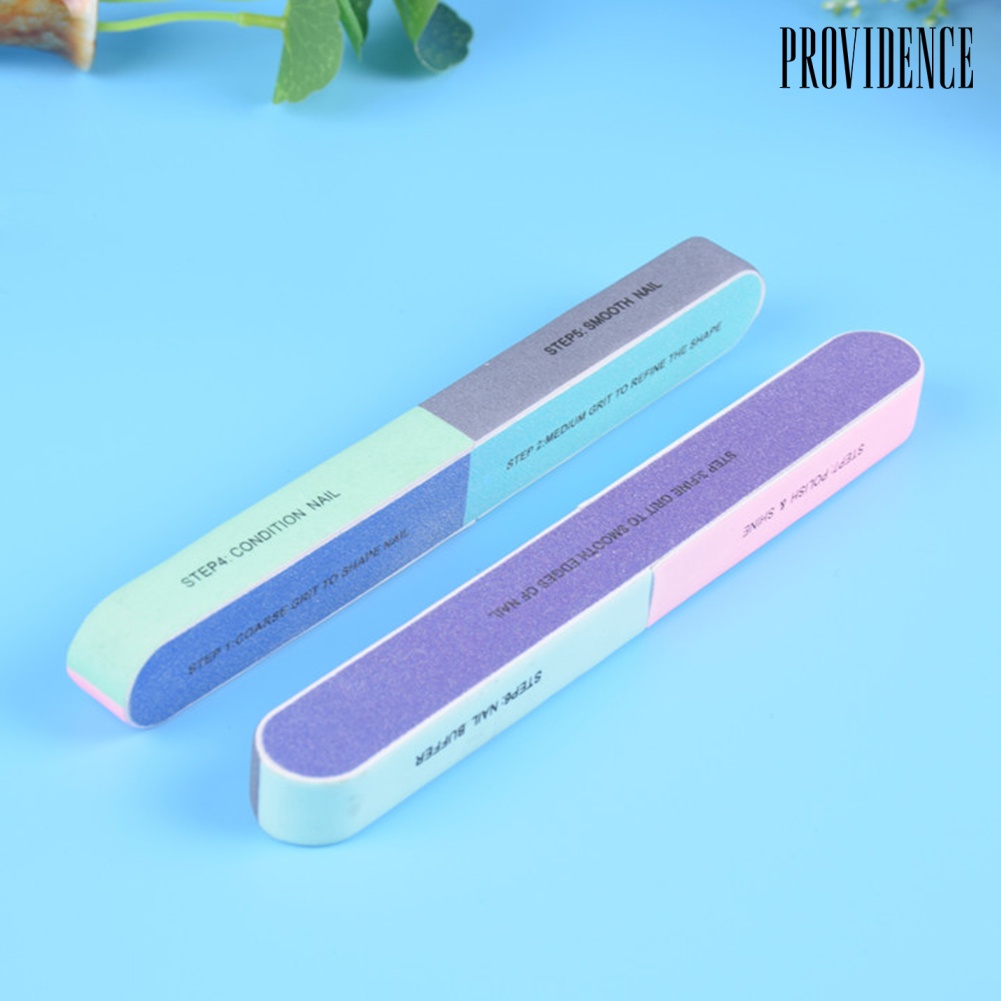 Providence 6Pcs Professional Double Sided Nail File Fingernail Buffer Dead Skin Remover