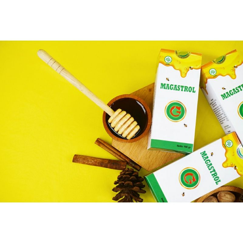 Magastrol Forte madu herbal untuk atasi Asam Lambung dan Maag 175g-1