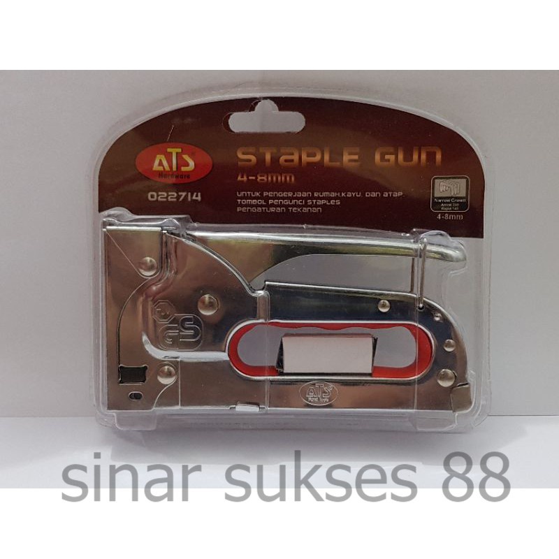 

Staple gun tacker ATS 4-8mm/tembakan stapel(stapler hekter heckter)