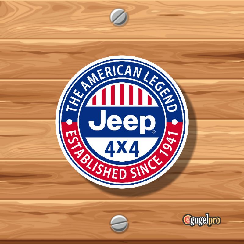 Sticker Jeep American Legend