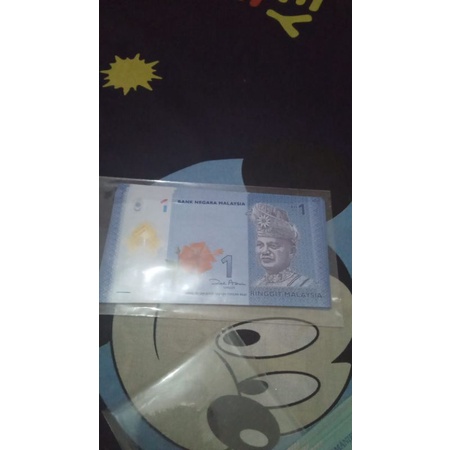 uang polymer asing 1 ringgit malaysia