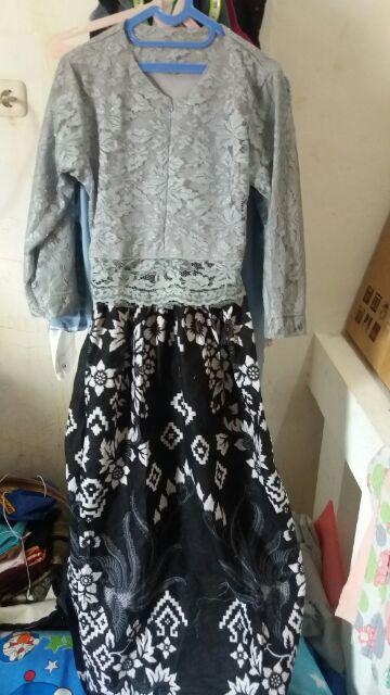 Maura Couple - Sania Ruffle Batik Couple Ori Ndoro Jowi Garansi Termurah Shopee - 2564