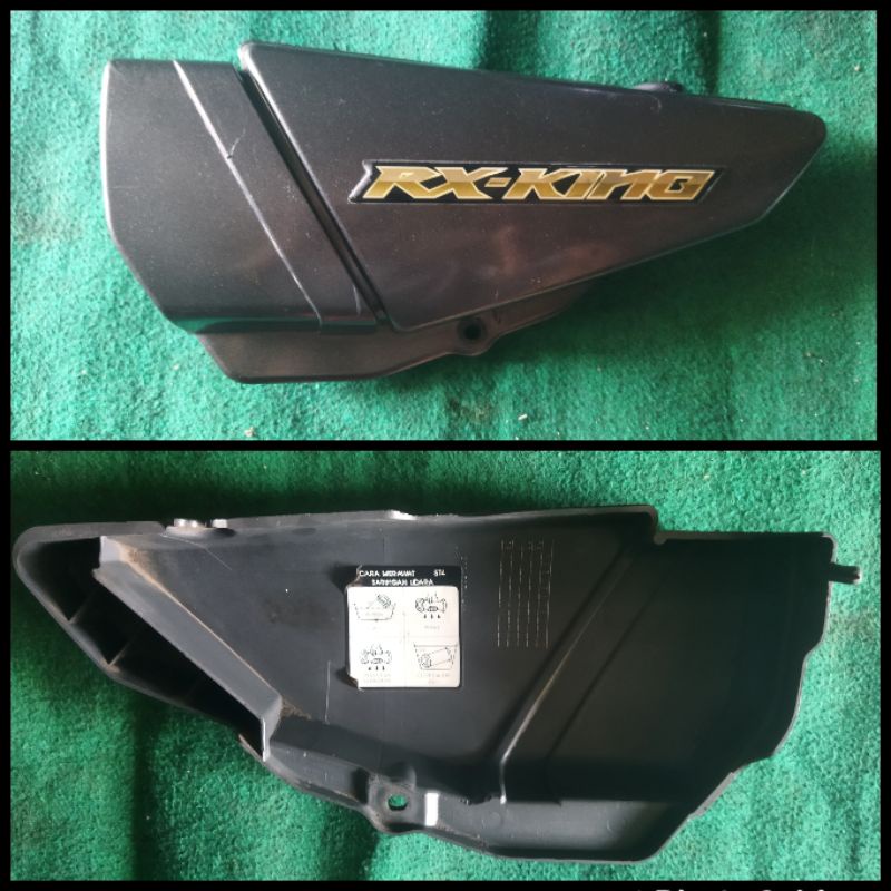 cover tutup box accu aki rx king new original bagian kiri