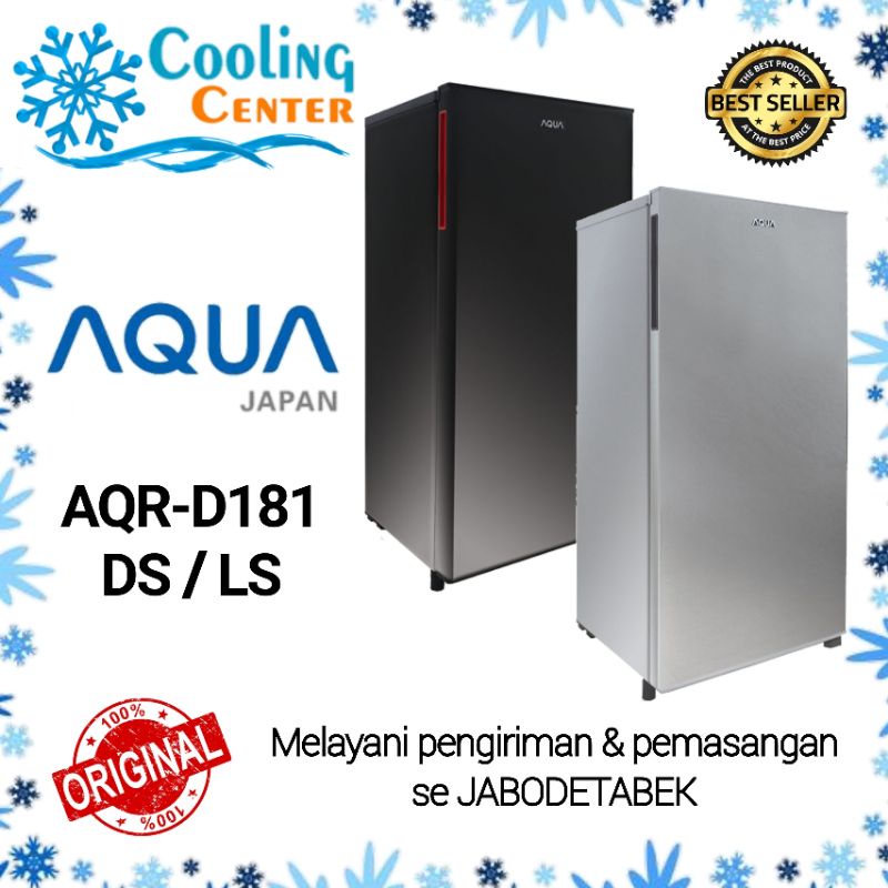 kulkas aqua Japan AQR - D181 lemari es 1 pintu