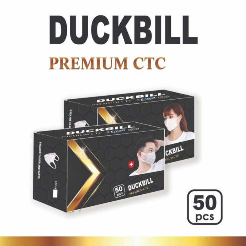 Masker Duckbill Premium CTC & Duckbill Face Mask Dewasa 3Play Isi 50 Pcs