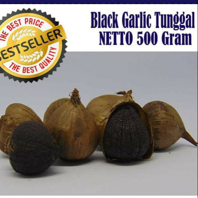 

BAWANG GARLIC TUNGGAL 500 GRAM - BAWANG PUTIH HITAM TUNGGAL/LANANG