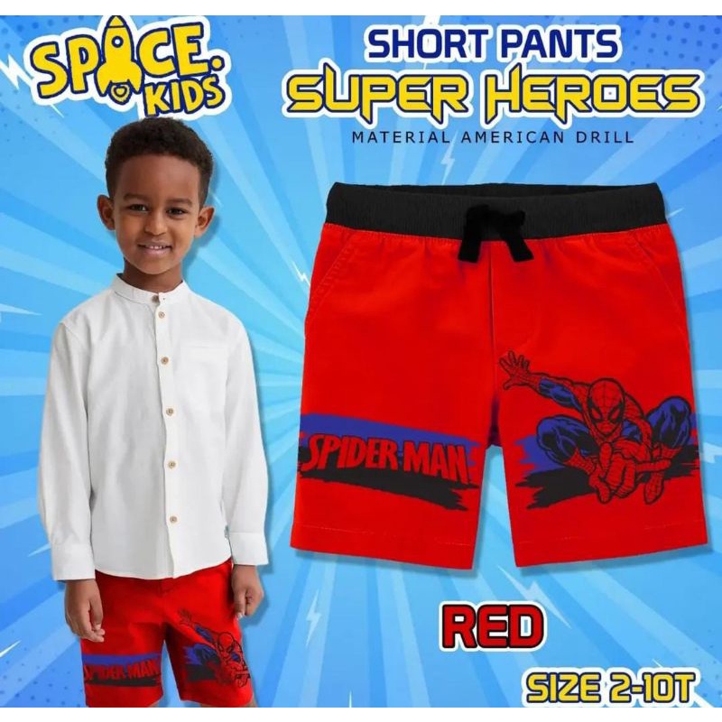 SHORT PANTS SUPER HEROES SPACEKIDS