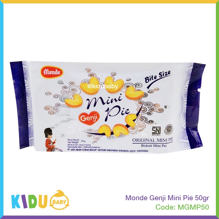 Monde Genji Mini Pie 50gr Kidu Baby