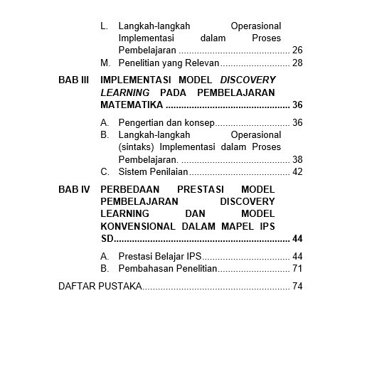 Buku Model Pembelajaran Discovery Learning Di Sekolah Dasar Shopee Indonesia