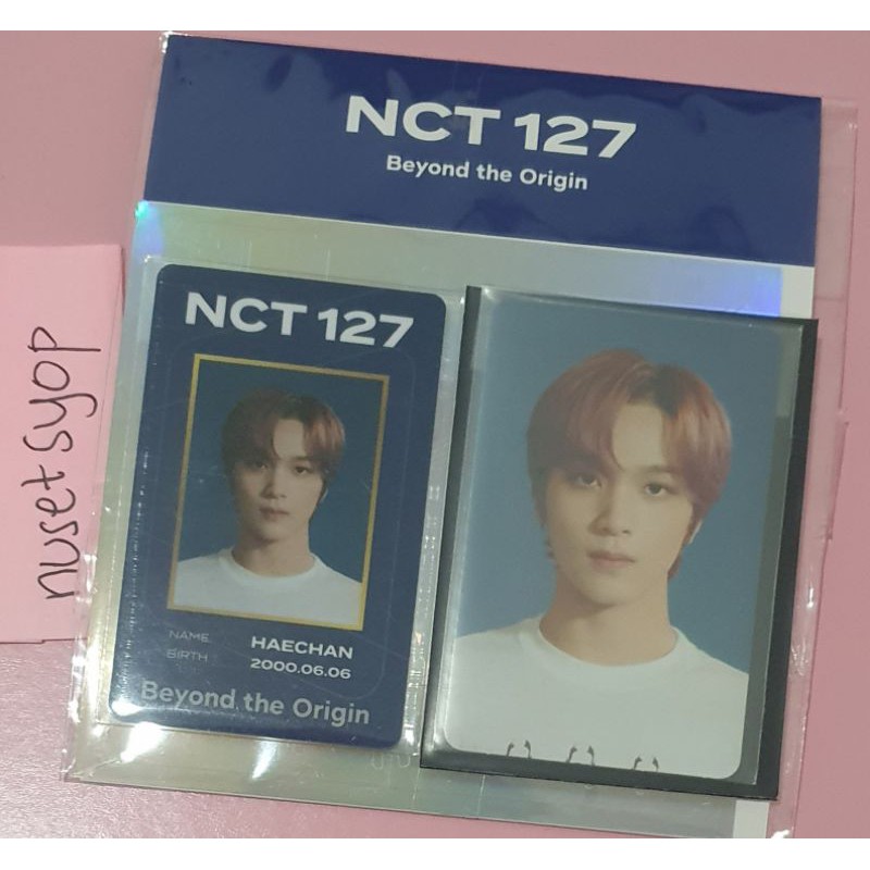 (BOOKED) HAECHAN ID CARD + PHOTOCARD SET BEYOND LIVE NCT 127
