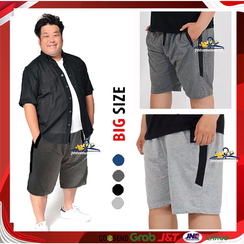 Celana Pendek Pria JUMBO Fashion Skott – Celana BIG SIZE Cowok 3XL Jogger Pants - JCCollections