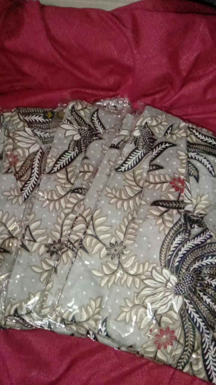 Kemeja Batik Lengan Panjang Size M L Xl Xxl Xxxl