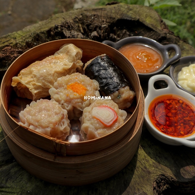 Dimsum Premium 5 Varian Rasa Frozen Food HALAL 100% Tanpa Pengawet Gurih dan Padat