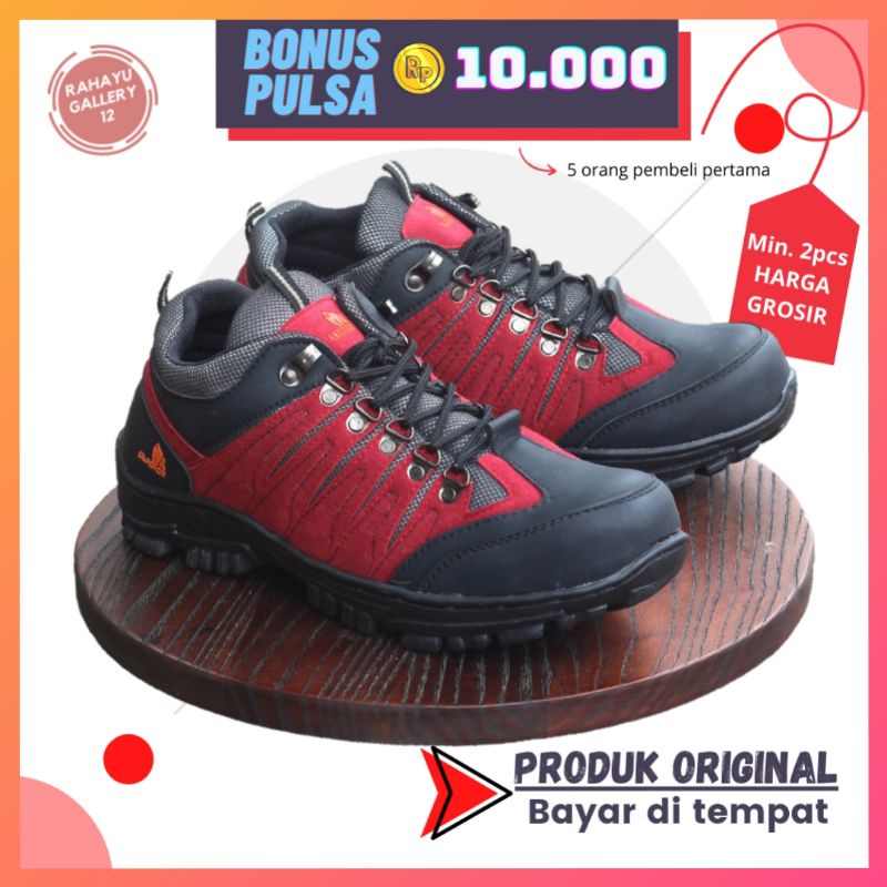 Cladico Coupe Low Sepatu Safety Suede Premium Sol Kuat Ringan