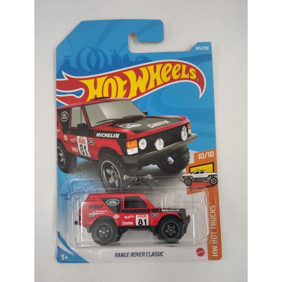 RANGE ROVER CLASSIC MERAH Michelin Jeep | Diecast Terbaru Lot A 2022 Hot Wheels HW Hotwheels Mobil Mainan Anak