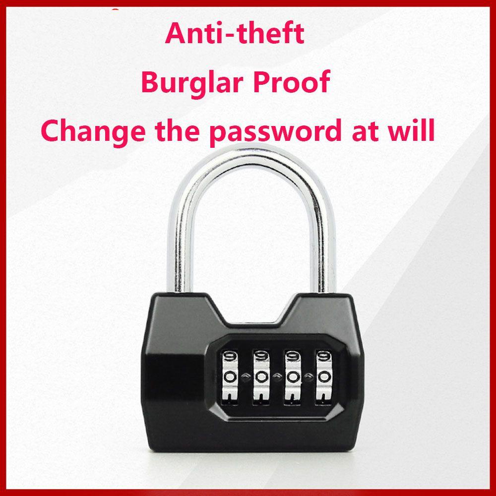 Chookyy Safely Code Lock Gembok Kunci Pintu Lemari Weatherproof Luggage Lock Vault Combination Padlock