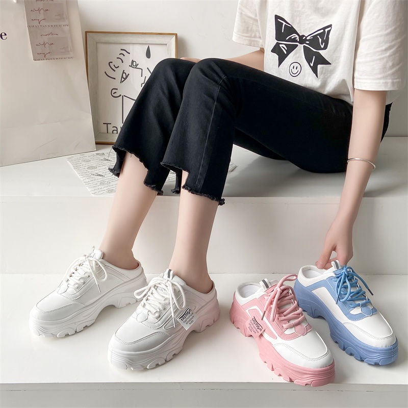 M Footwear - Sepatu Sneakers Mules Wanita Import - CSG6134