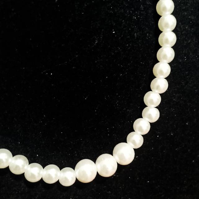 Jennie Pearl Necklace Kalung Mutiara Gaya Korea Handmade