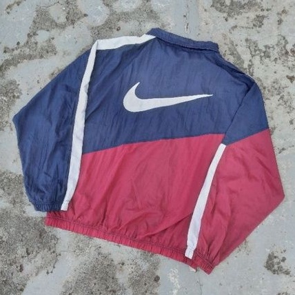 Jaket Nike Big Swoosh Tree Tone Vintage Second