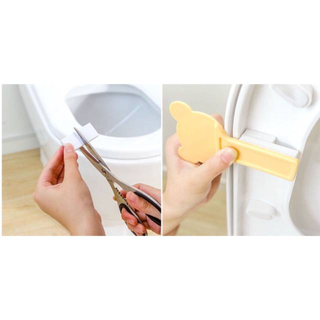 toilet handle / pengangkat dudukan toilet