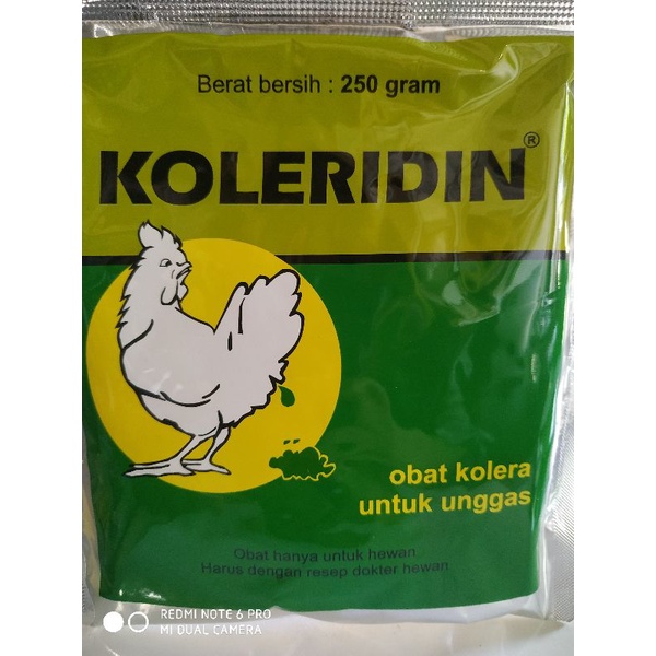 koleridin 250 gram obat kolera ayam-medion