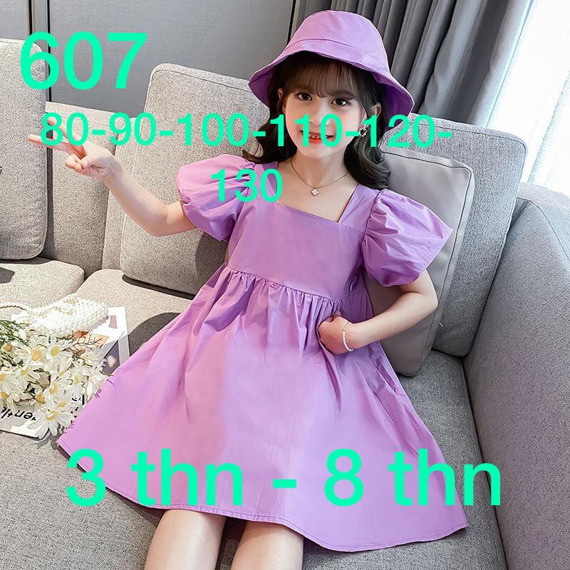 607# dres ANAK baju anak terbaru/baju anank termurah IMPORT 2th-6thn