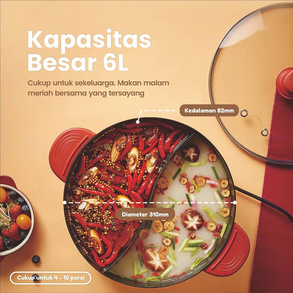 EMILY ELECTRIC HEAT PAN / EMILY / PERALATAN MASAK